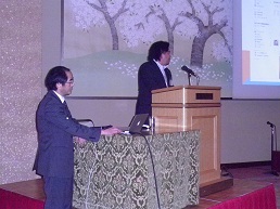 外部企業ブース：亀田縞紹介
