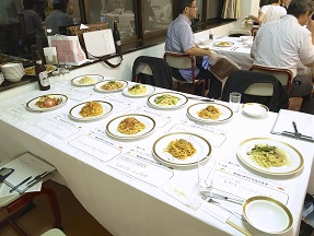オリジナルパスタの完成です