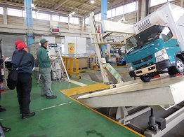 車輛の傾き検査
