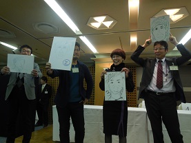 似顔絵対決 珍プレー?好プレー?